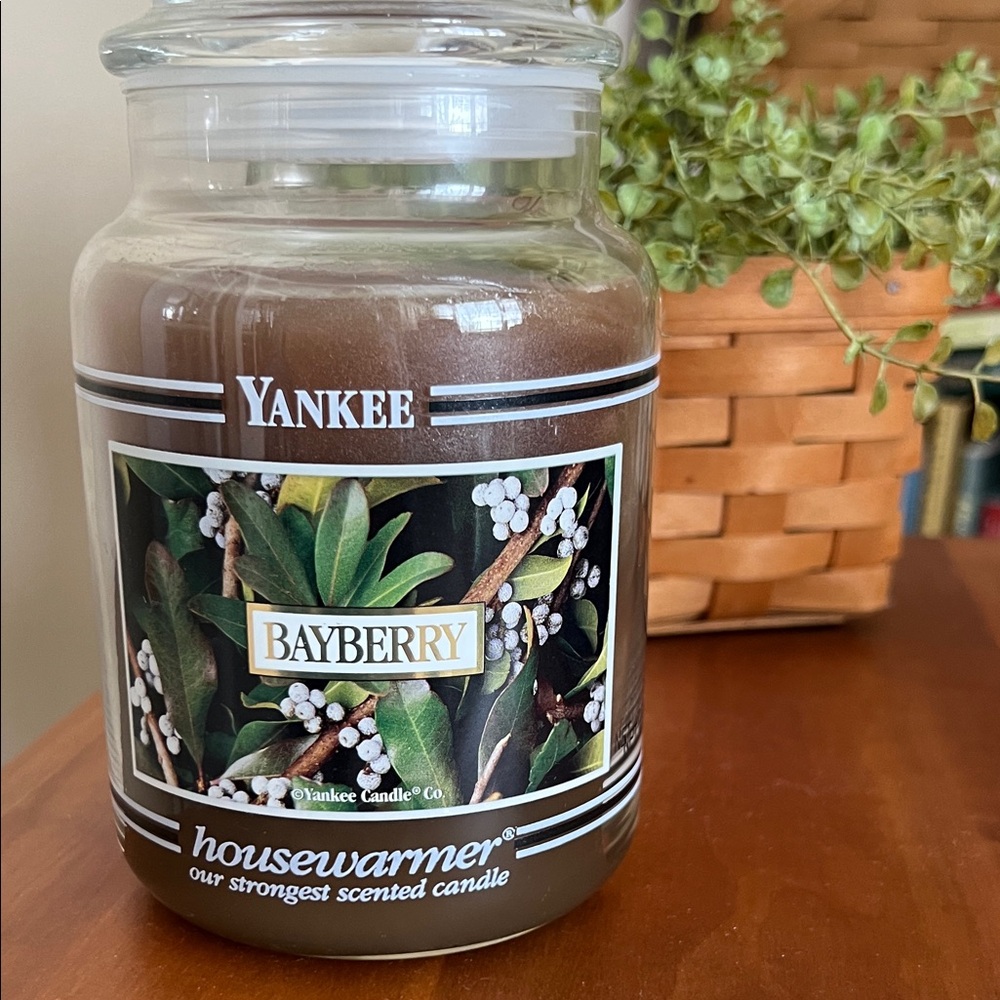 Yankee Black Band -  Bayberry Scented Candle - NWT